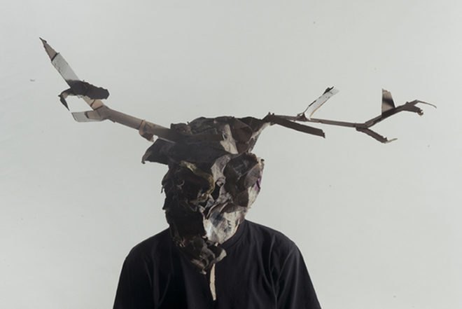 Jozef Mrva, masks, animals, recycled cardboard, Nietzsche, Shamanic, Art, DIY, Recycled Materials, Recycling / Compost, animal mask