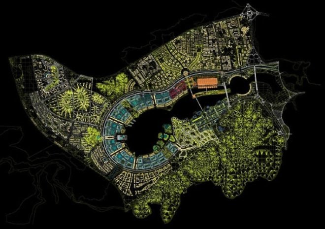 KPF, China, Master Plan, urban planning, city planning, Meixi Lake, pop-up, canals, lakes,