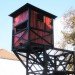 Joost van Bleiswijk, Kiki van Eijk, Urban Hunting Lodge, people watching, mirador, strijp, Eindhoven, Dutch Design Week, watercolor, trompe-l'œil, Ana Lisa Alperovich, Architecture, social design, Green Design Events, art