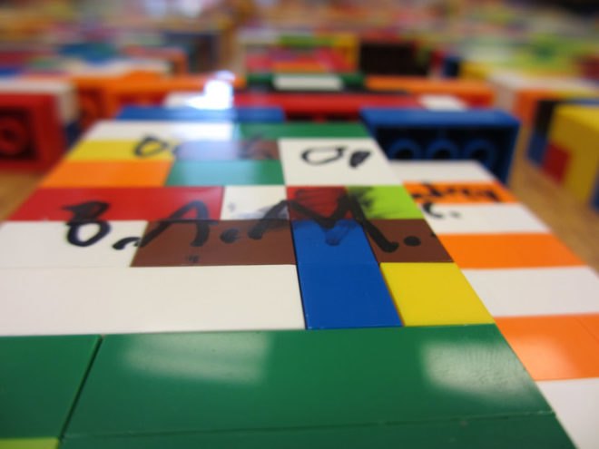 MDC Interiors, lego table, lego bricks, sustainable design, green design, green furniture, recycled furniture, recycled materials, green interiors, sustainable furniture