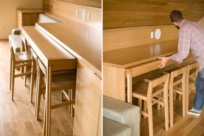 Laurelhurst Studio, PATH Architecture, phloem studio, portland, adu, earthbound industries, space saving apartment, custom furniture