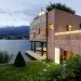 Millstätter Lake Boat House, MHM Architects, boat house, energy efficient design, austria, green roof