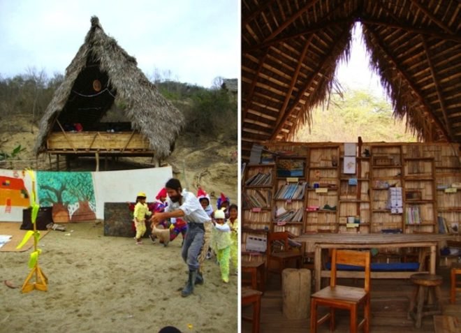 Ecuador, fishing, agriculture, natural materials, sustainable materials, local materials, boat shaped school, Nueva Esperanza School, bamboo, timber, straw, green design, sustainable design, eco-design, vernacular architecture