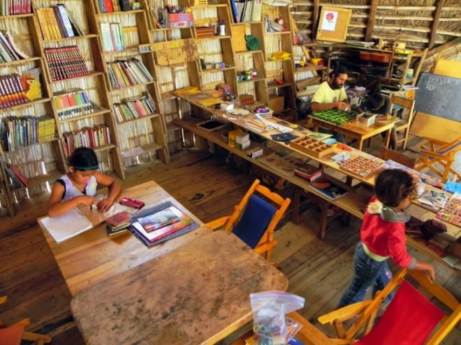 Ecuador, fishing, agriculture, natural materials, sustainable materials, local materials, boat shaped school, Nueva Esperanza School, bamboo, timber, straw, green design, sustainable design, eco-design, vernacular architecture