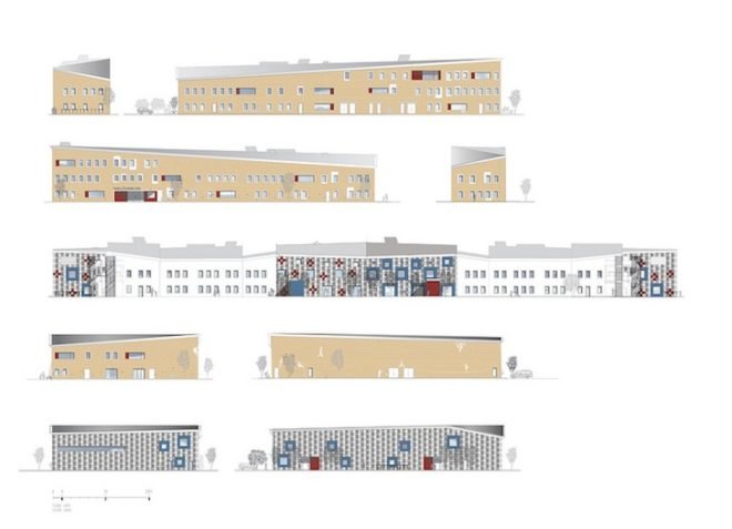 Kjellgren Kaminsky Architects, Kungsbacka, Sweden, Passive House, education, green schools, eco-schools, Scandanavia, architecture competition, Kollaskolan, Kollastaden, energy efficiency, green design, sustainable design, eco-design