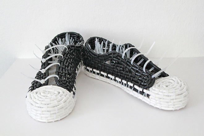 Pavel Sinev, standard materials, cables, Bulgarian art, art, sculptures, Art, Green Materials