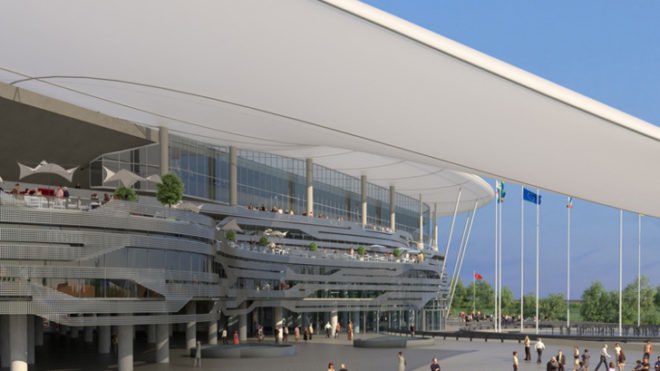 green design, eco design, sustainable design, Populous, Rostov Stadium, FIFA World Cup, 2018 FIFA, sustainable stadium, Kurgan burial mounds