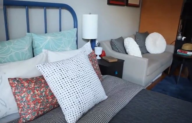 green design, eco design, sustainable design, Michelle Konar, Upper West Side, SPACEStv, Olgilvy, small living, minimal living, small space living