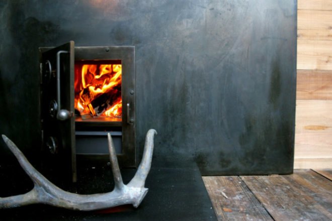 Sauna Box, Castor Design, shipping container sauna, sauna, self-sufficient, solar power, wood-fired sauna
