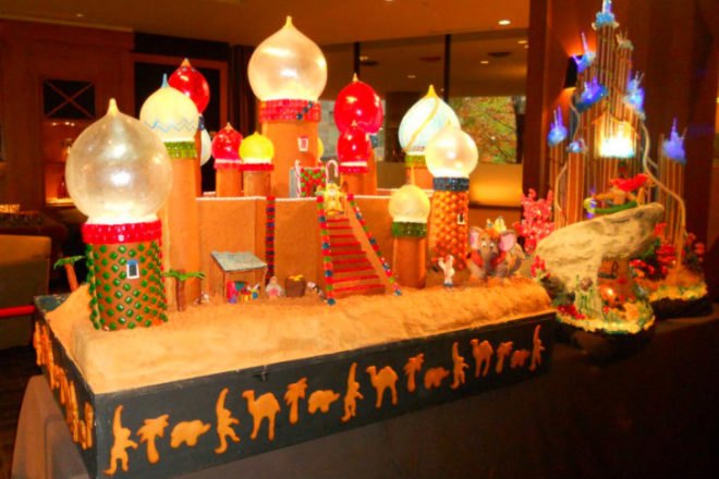 Sheraton Seattle Gingerbread Village 2012, gingerbread village, gingerbread house, seattle, edible creations, green holidays