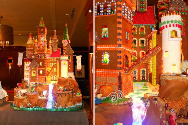 Sheraton Seattle Gingerbread Village 2012, gingerbread village, gingerbread house, seattle, edible creations, green holidays