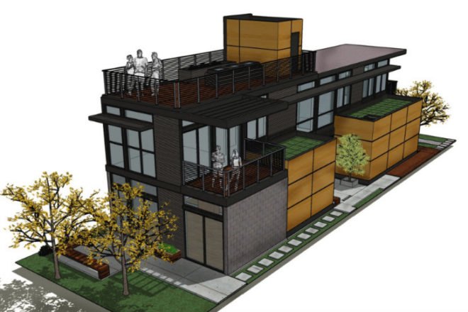 Simpatico Prefab Prototype, simpatico homes, swatt miers architects, green home, prefab home