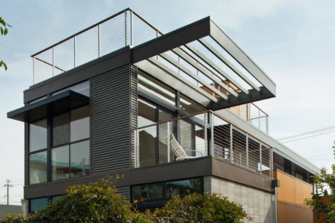 Simpatico Prefab Prototype, simpatico homes, swatt miers architects, green home, prefab home