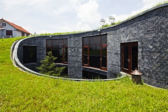 Viet Nam, Vo Trong Nghia, natural materials, bamboo, stone, green roof, natural circulation, daylighting, sustainable materials, thermal massing, Hanoi, Ha Long Bay, Asia, green design, sustainable design, eco design