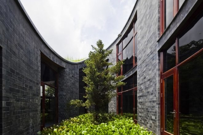 Viet Nam, Vo Trong Nghia, natural materials, bamboo, stone, green roof, natural circulation, daylighting, sustainable materials, thermal massing, Hanoi, Ha Long Bay, Asia, green design, sustainable design, eco design