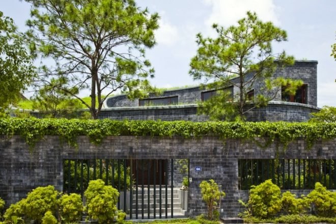 Viet Nam, Vo Trong Nghia, natural materials, bamboo, stone, green roof, natural circulation, daylighting, sustainable materials, thermal massing, Hanoi, Ha Long Bay, Asia, green design, sustainable design, eco design