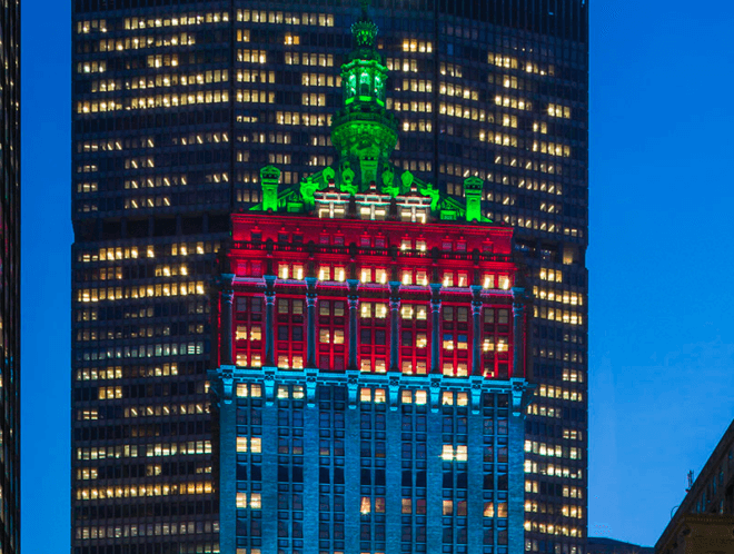 The Helmsley Building, new york, energy efficiency, Architecture, green technology, Green renovation, Green Lighting, LEED Gold certification, LED lights from Lumenpulse, The Lighting Practice, Jewel of Park Avenue