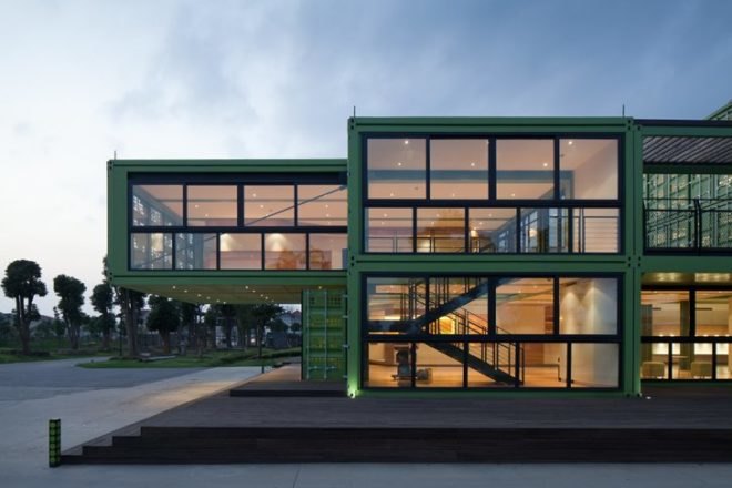 Tonys Farm, Playze, organic farm, shanghai, cargotecture, shipping containers, sustainable farming,