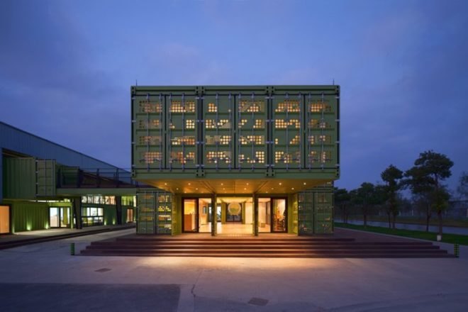 Tonys Farm, Playze, organic farm, shanghai, cargotecture, shipping containers, sustainable farming,