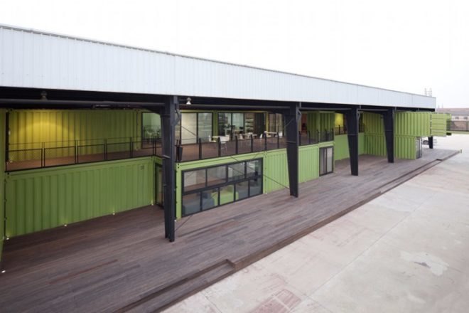Tonys Farm, Playze, organic farm, shanghai, cargotecture, shipping containers, sustainable farming,