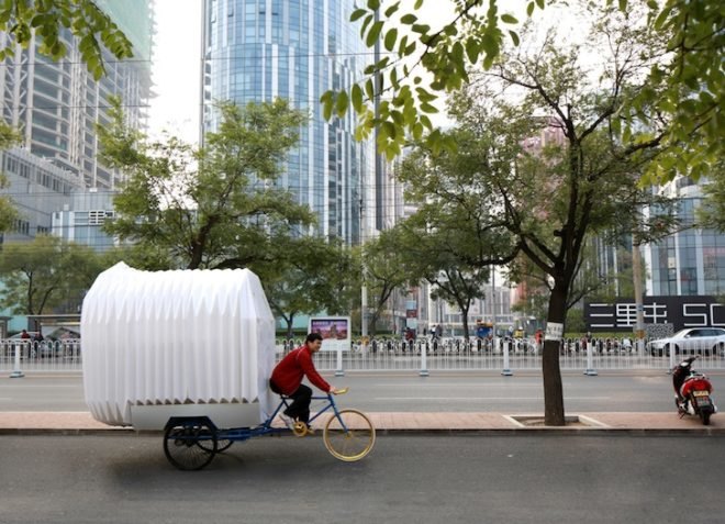 China, PAO, PIDO, People's Architecture Office, Tricycle House, Tricycle Garden, portable dwelling, off grid living, CNC router, polypropylene, tiny house, green design, sustainable design, eco-design