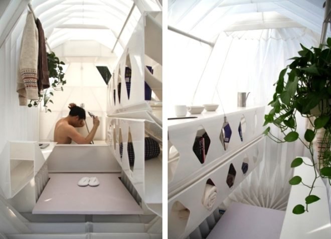 China, PAO, PIDO, People's Architecture Office, Tricycle House, Tricycle Garden, portable dwelling, off grid living, CNC router, polypropylene, tiny house, green design, sustainable design, eco-design