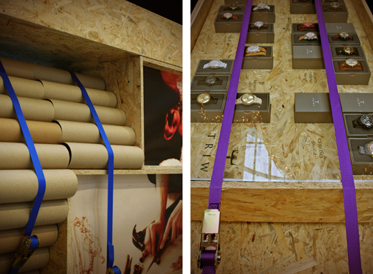 Tube Tank Pop-Up store, Mode:lina Architekci, pop-up stores, cardboard installations, polish design, eco-friendly design, recyclable materials, cardboard design