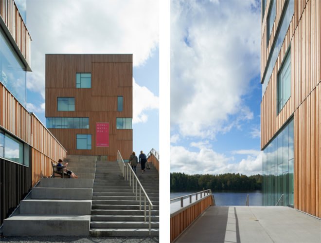 Umeå Art Museum, Umeå University, Henning Larsen Architects, Swedish architecture, museum design, daylit spaces, exhibition spaces, museum building, university campus design