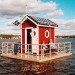 green design, eco design, sustainable design, Utter Inn, Vasteras, Stockholm, private island, floating island, unusual hotel, submerged hotel, underwater hotel