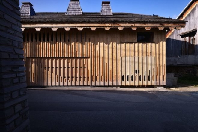 Villa Solaire, JKA, JUGA, alpine, farmhouse, sustainable renovation, vernacular architecture, daylighting, craftsman, recycled materials, sustainable design, eco-design, green design, France