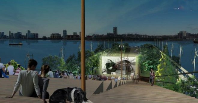 green design, eco design, sustainable design, Pier 57, Youngwoo and associates, LOT-Ek, shipping container mall manahttan, cargotecture, shipping container architecture, Incubox