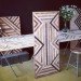 brooklyn to west, ariele alasko, reclaimed wood, salvaged, tables, furniture, geometric