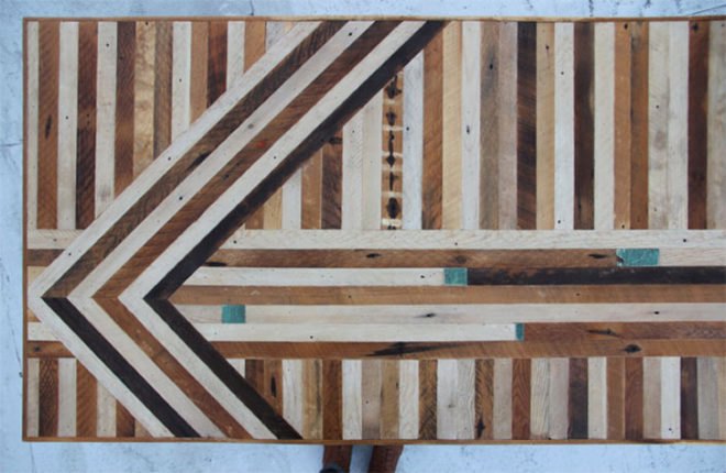 brooklyn to west, ariele alasko, reclaimed wood, salvaged, tables, furniture, geometric