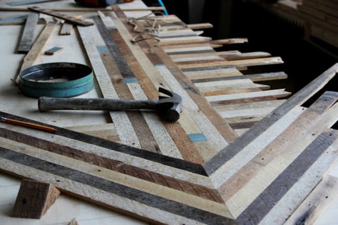 brooklyn to west, ariele alasko, reclaimed wood, salvaged, tables, furniture, geometric