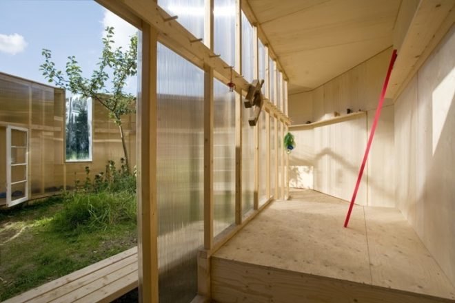 bureau lada, archive, studio space, contemporary artspace, reflective facade, sustainable architecture, green design