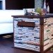 salvaged materials, newspaper, recycled furniture, repurposed materials, chartana table
