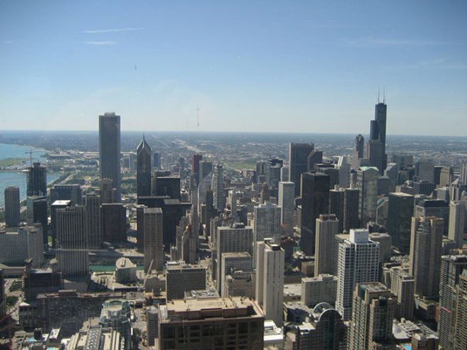 chicago, skyline, skycraper, retrofit chicago, green, energy efficient