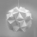 led lamp, paper lamp, led paper lamp, paper lanter, jiangmei wu, tacit design, folded lamps, folded light art, folded light, origami lamp, origami light