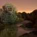 Light Projections, Javier Riera, light installations, sustainable artwork, green art, light art, eco interventions