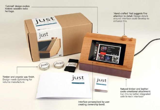 Just Radio, Emily Hesslegrave, recycled wood, radio, reclaimed wood