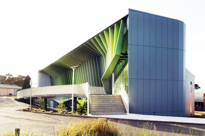 Knox Innovation Opportunity and Sustainability Centre, Woods Bagot, KIOSC, melbourne, eco school, eco university, sustainable education
