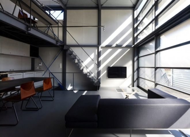 daylighting, solar orientation, Keiji Ashizawa, Japanese design, urban housing, urban design, sustainable design, Mishima House, Keiji Ashizawa, Japan, steel-framed home,