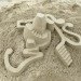 calvin seibert, geometric sandcastle, sand, beach, abstract, geometric