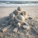 calvin seibert, geometric sandcastle, sand, beach, abstract, geometric