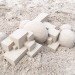 calvin seibert, geometric sandcastle, sand, beach, abstract, geometric