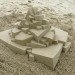 calvin seibert, geometric sandcastle, sand, beach, abstract, geometric