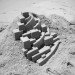 calvin seibert, geometric sandcastle, sand, beach, abstract, geometric