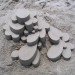 calvin seibert, geometric sandcastle, sand, beach, abstract, geometric