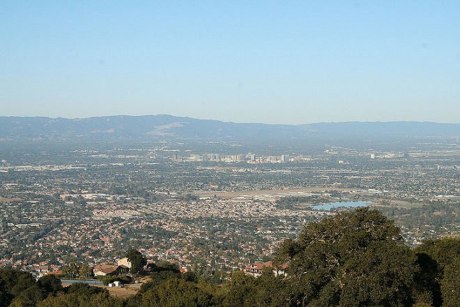 silicon valley, tech company, computers, climate change, internet, sea level rise, san jose skyline
