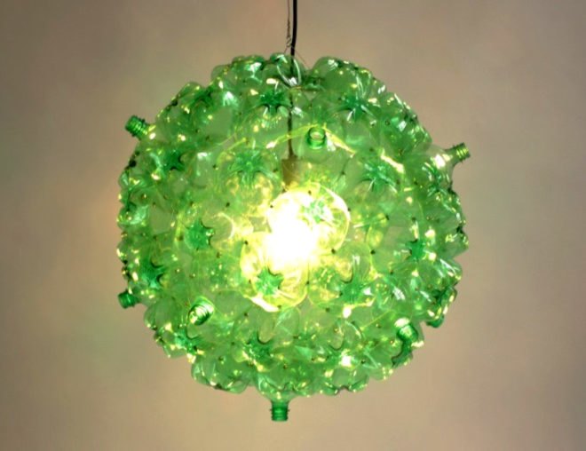 bubble chandelier, souda, recycled lighting, green lighting, eco lighting, green design, sustainable design, product design, sure we can, helping the homeless, nyc design